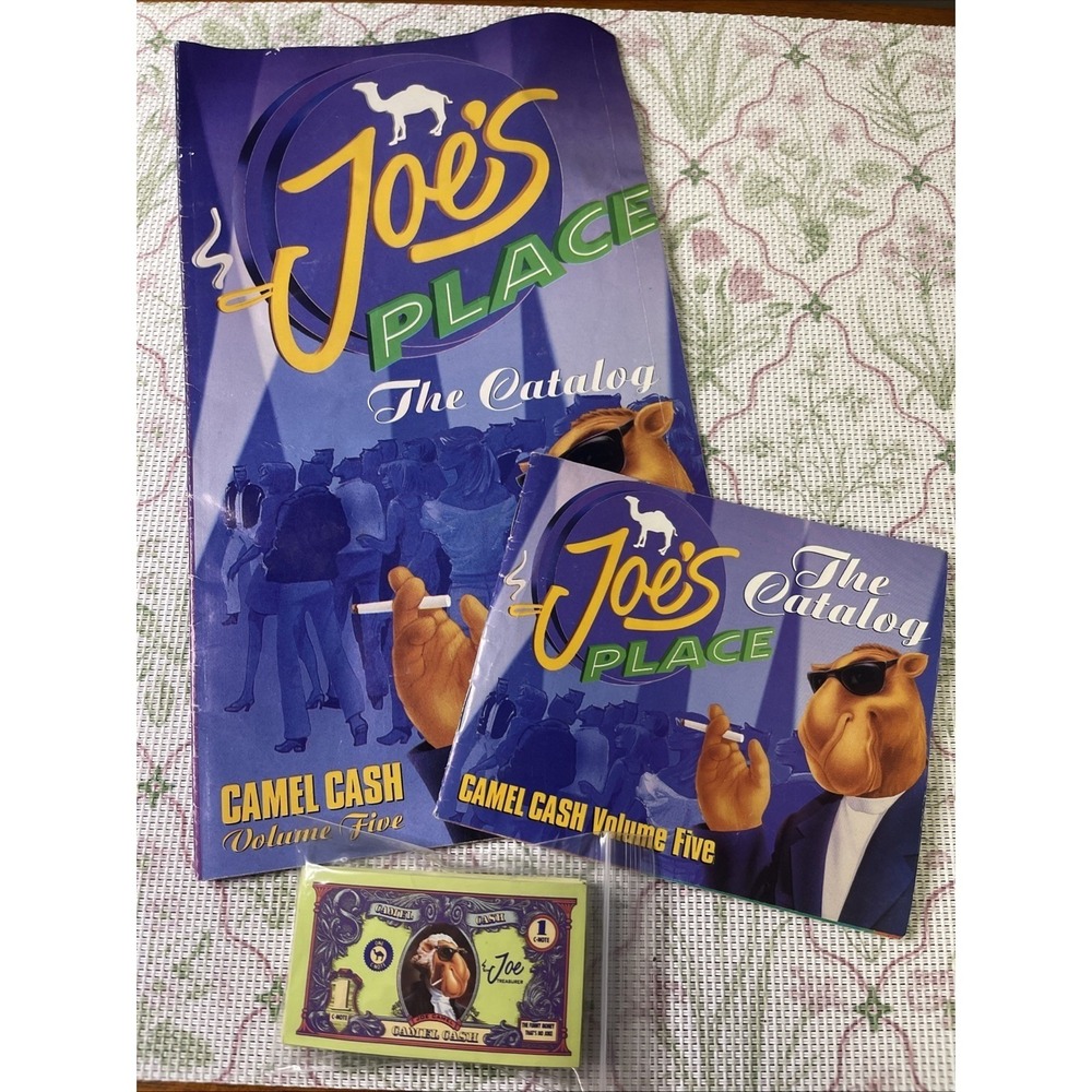 Vintage Camel Cash Joe's Place Catalog Volume Five Lot w/ Camel Cash Note‎